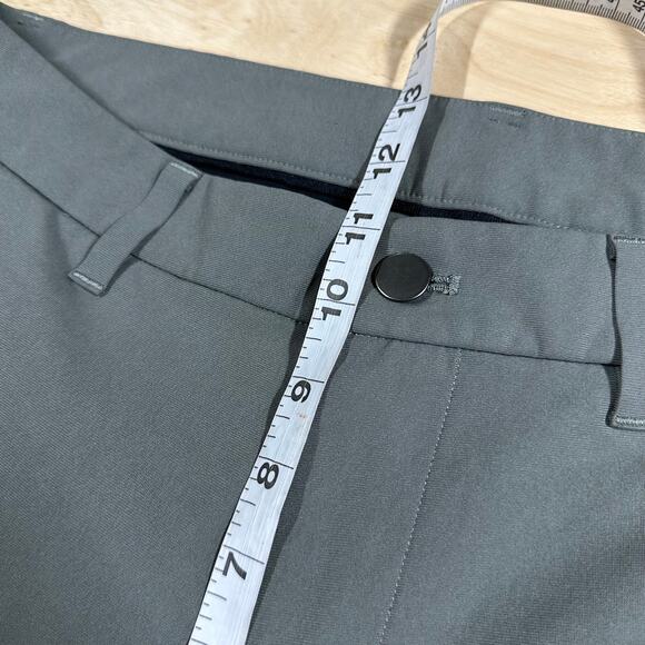 Lululemon Commission Pant Slim Warpstreme Obsidian Dark Gray Men's 33 x 28 EUC - Picture 5 of 6